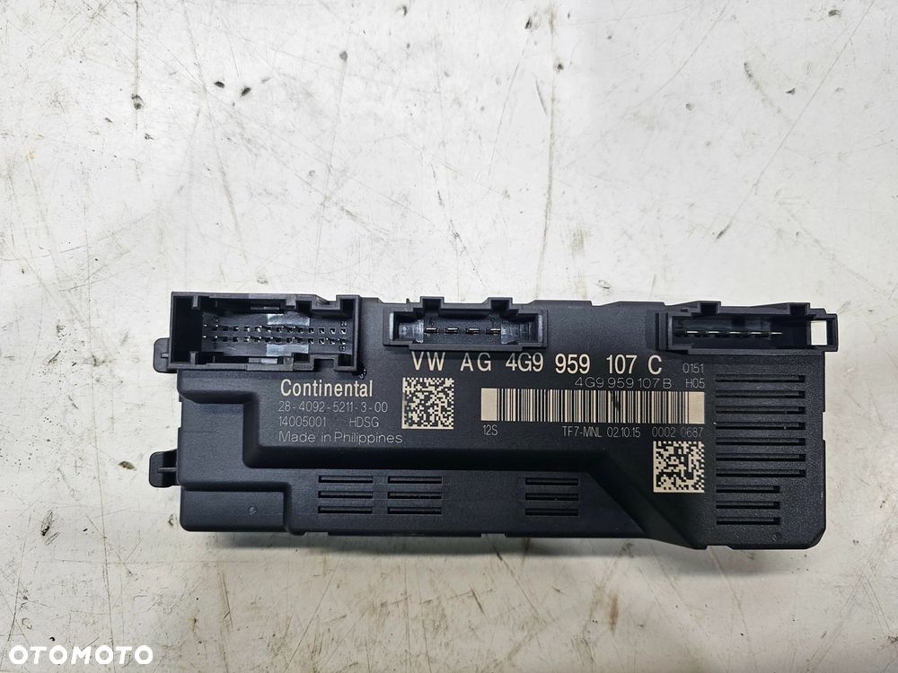 MODUŁ STEROWNIK KLAPY BAGAŻNIKA AUDI A6 C7 A7 4G 4G9959107C - 3