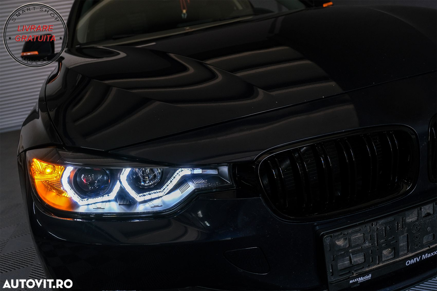 Grile Centrale BMW Seria 3 F30 (2011+) Piano Black M Design- livrare gratuita - 23