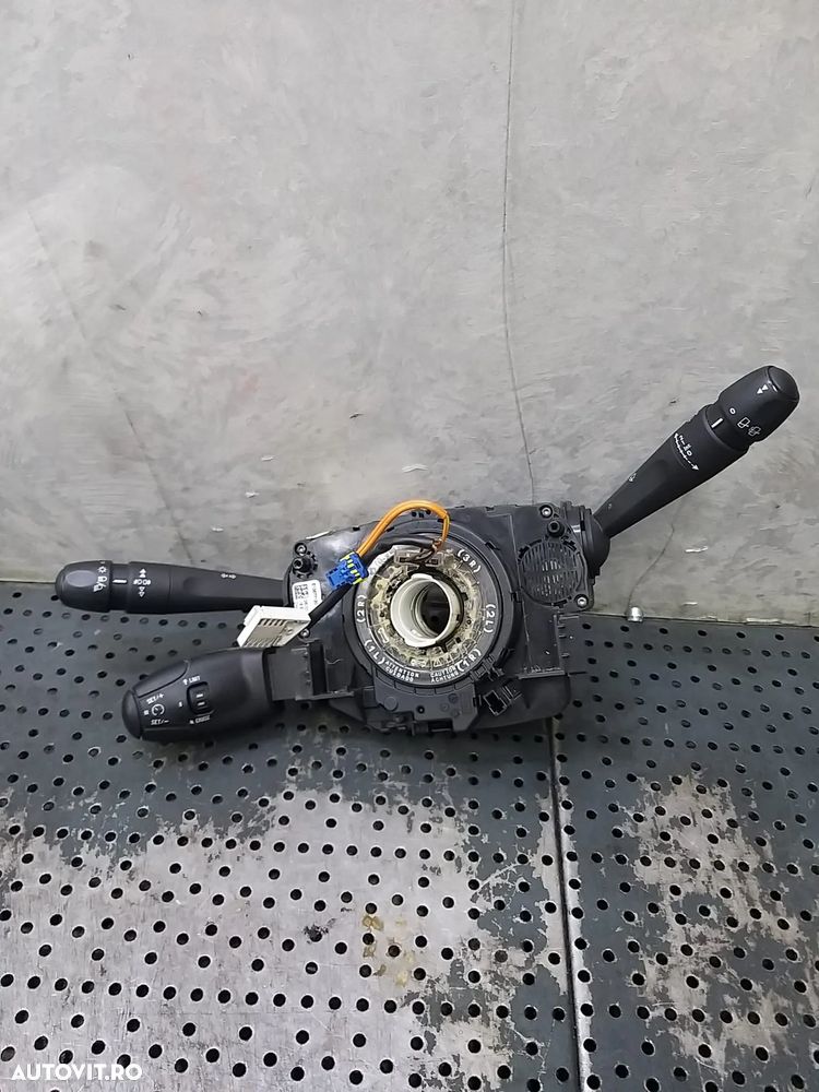 Bloc manete semnalizare stergator parbriz tempomat cu spirala volan peugeot 208 1 ca cc 98081767zd - 1