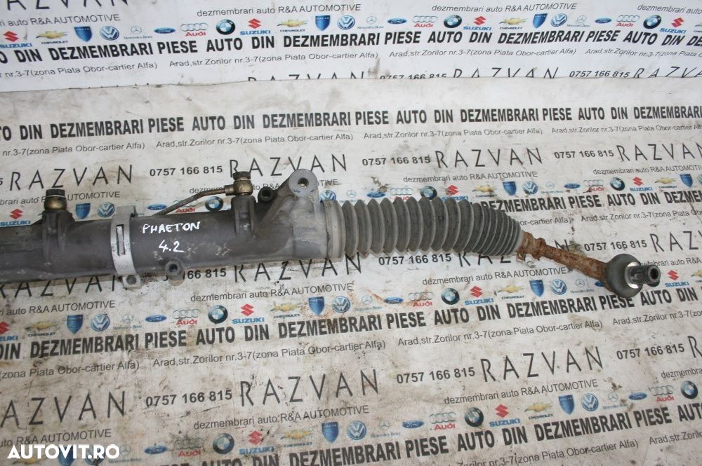 Caseta Directie Vw Phaeton An 2004-2010 Testata Intacta Volan Stanga - 2
