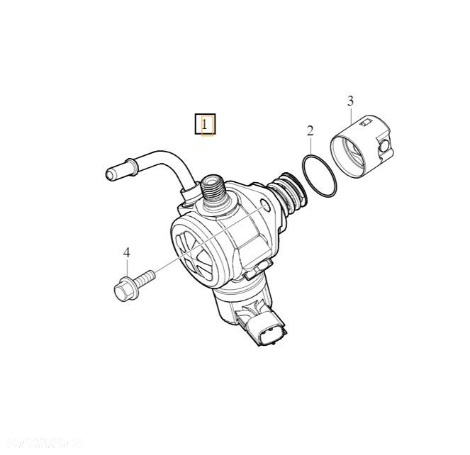 VOLVO V40 S60 V60 S90 V90 XC60 XC90 II pompa wtryskowa B4204TX OE 32140068 - 5