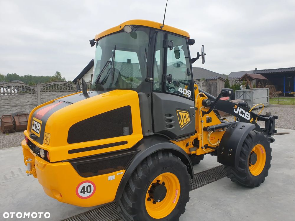 JCB 409 AGRI 40KM/H WIDŁY/ŁYŻKA SPROWADZONA SUPER STAN - 6
