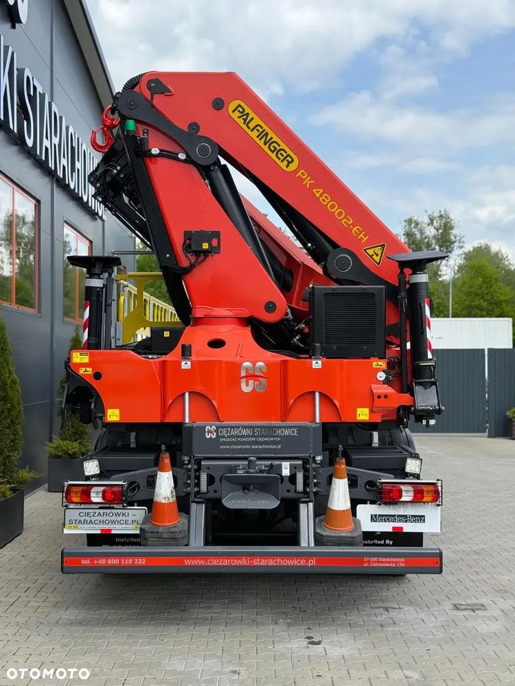 Mercedes-Benz Arocs Actros 3236 // E6 // 8x4 // Palfinger PK48002 z radiem // energetyka budowlanka skrzynia kran crane żuraw dzwig - 21
