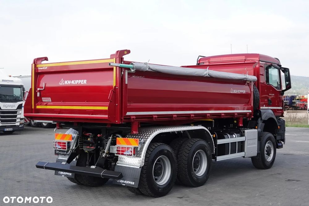 MAN TGS 33.480 / 6X6 / WYWROTKA 3 STRONNA / BORDMATIC / KH KIPPER / AUTOMAT / HARDOX  / BOGATA OPCJA / FABRYCZNIE NOWY / 2026 - 22
