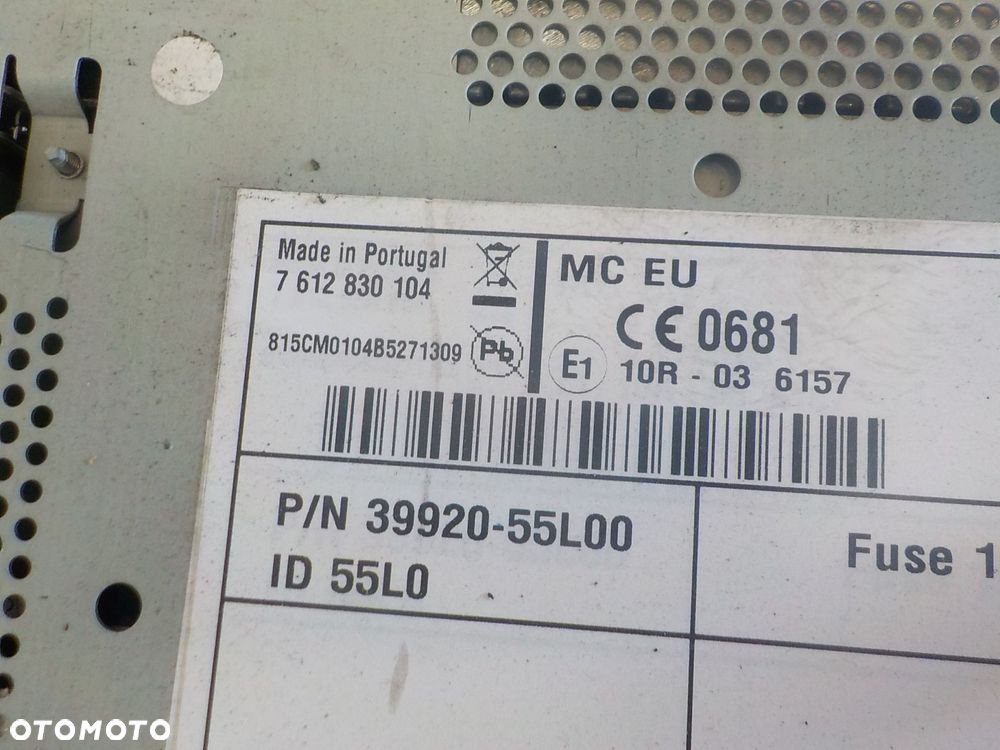 SUZUKI SX4 RADIO NAWIGACJA FABRYCZNA 7612830104 - 2