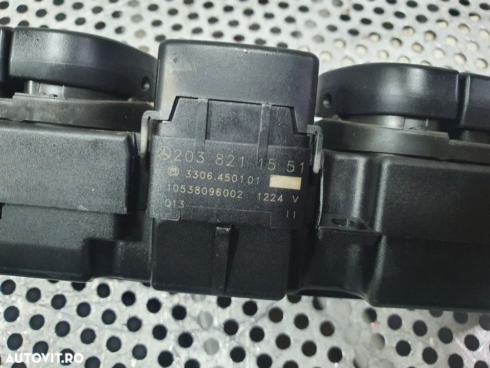 Modul butoane bord MERCEDES-BENZ C-CLASS II W203  2000 - 2007, MERCEDES-BENZ C-CLASS T-Model II S203 2001 - 20072.2 C 220 CDI OM 611.962 2038211551 - 2