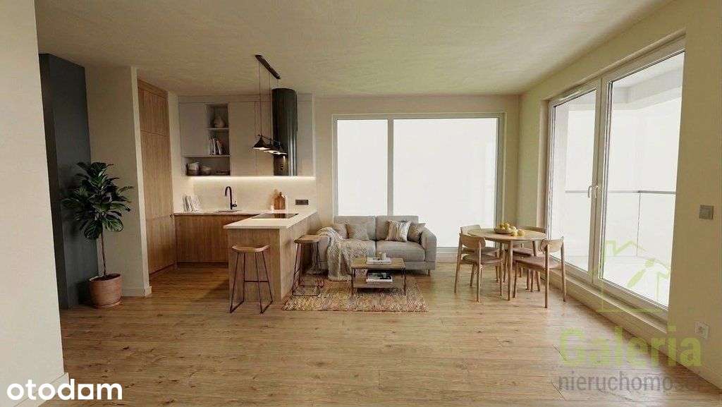 Apartament 48m², widok na Odrę