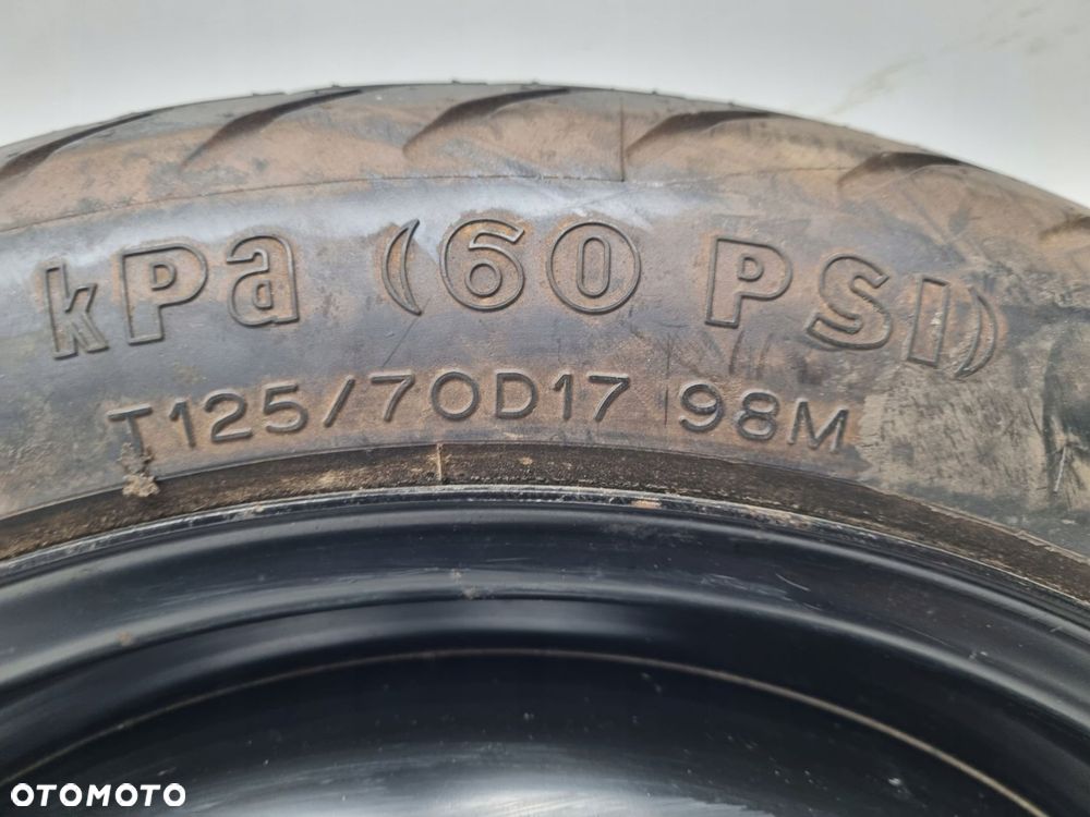 KOŁO DOJAZDOWE ZAPASOWE Toyota Auris dojazdówka 125/70 R17 5x114,3 2170602 - 7