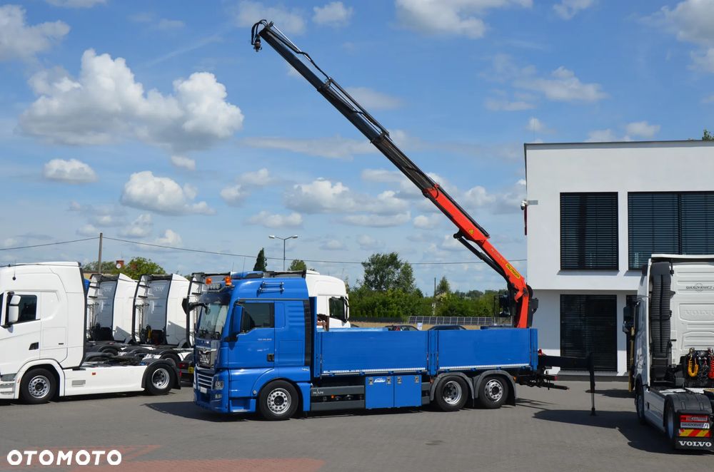 MAN TGX 26.500 6x2 HDS ZETKA PALFINGER KLIMA P. OŚ POD. I SKRĘTNA FULL AIR SKÓRY NAVI DE 5659 - 3