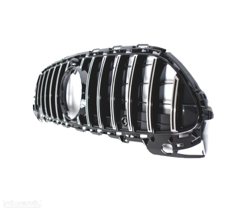 GRELHA FRONTAL MERCEDES W206 21- LOOK AMG GT 63 PRATEADA - 2