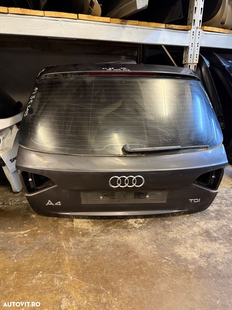 Haion complet AUDI A4 B8 8K combi an 2009-2015 cu luneta, stergator si ornamente - 1