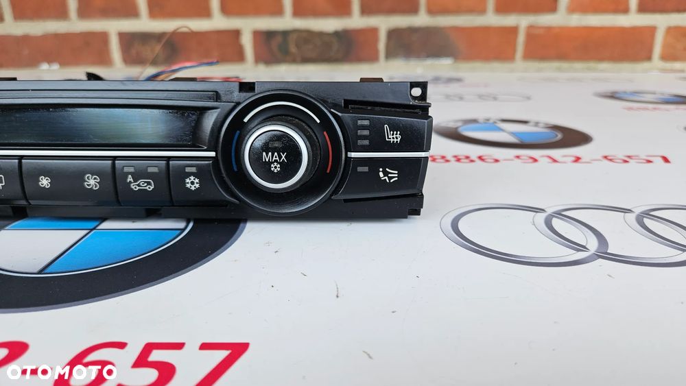 BMW X5 E70 X6 E71 Panel klimatyzacji AC Panel sterowania nawiewem 9178066  ŁADNY EUROPA - 4