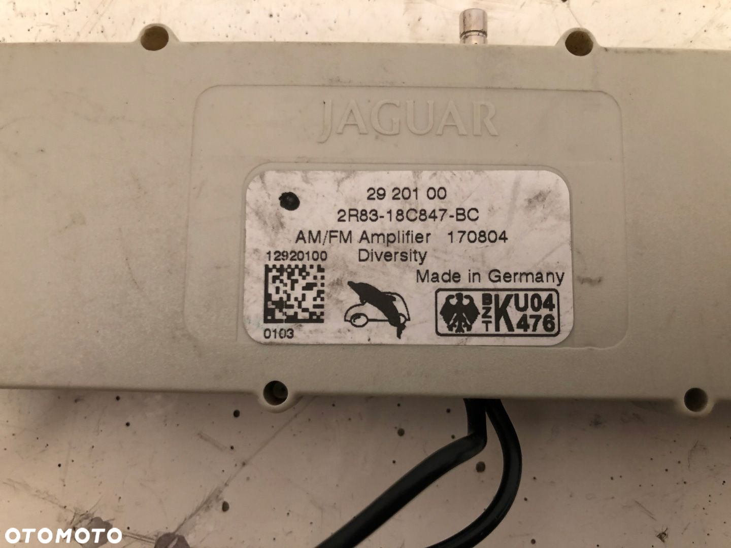 JAGUAR S-TYPE WZMACNIACZ ANTENOWY 2R83-18C847-BC - 3