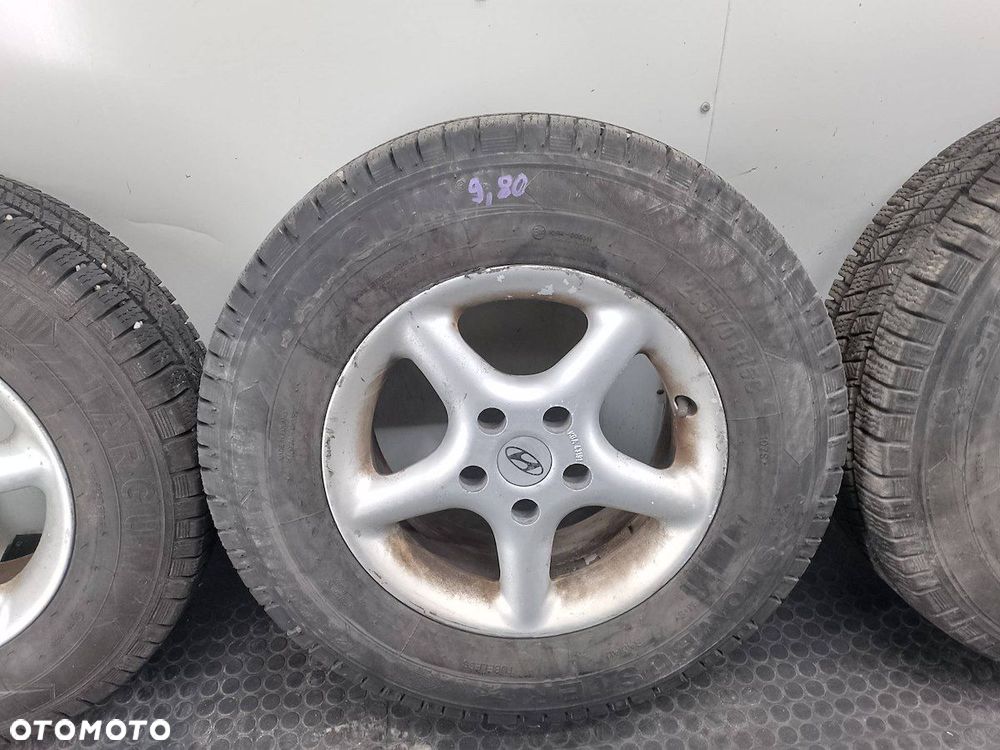 FELGI ALUMINIOWE KOMPLET 15 Z OPONAMI HYUNDAI SANTA FE I KBA 43191 CF 70535 - 9