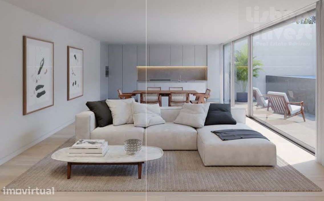 Apartamento novo T3 Triplex com terraço Av Liberdade - Grande imagem: 3/7