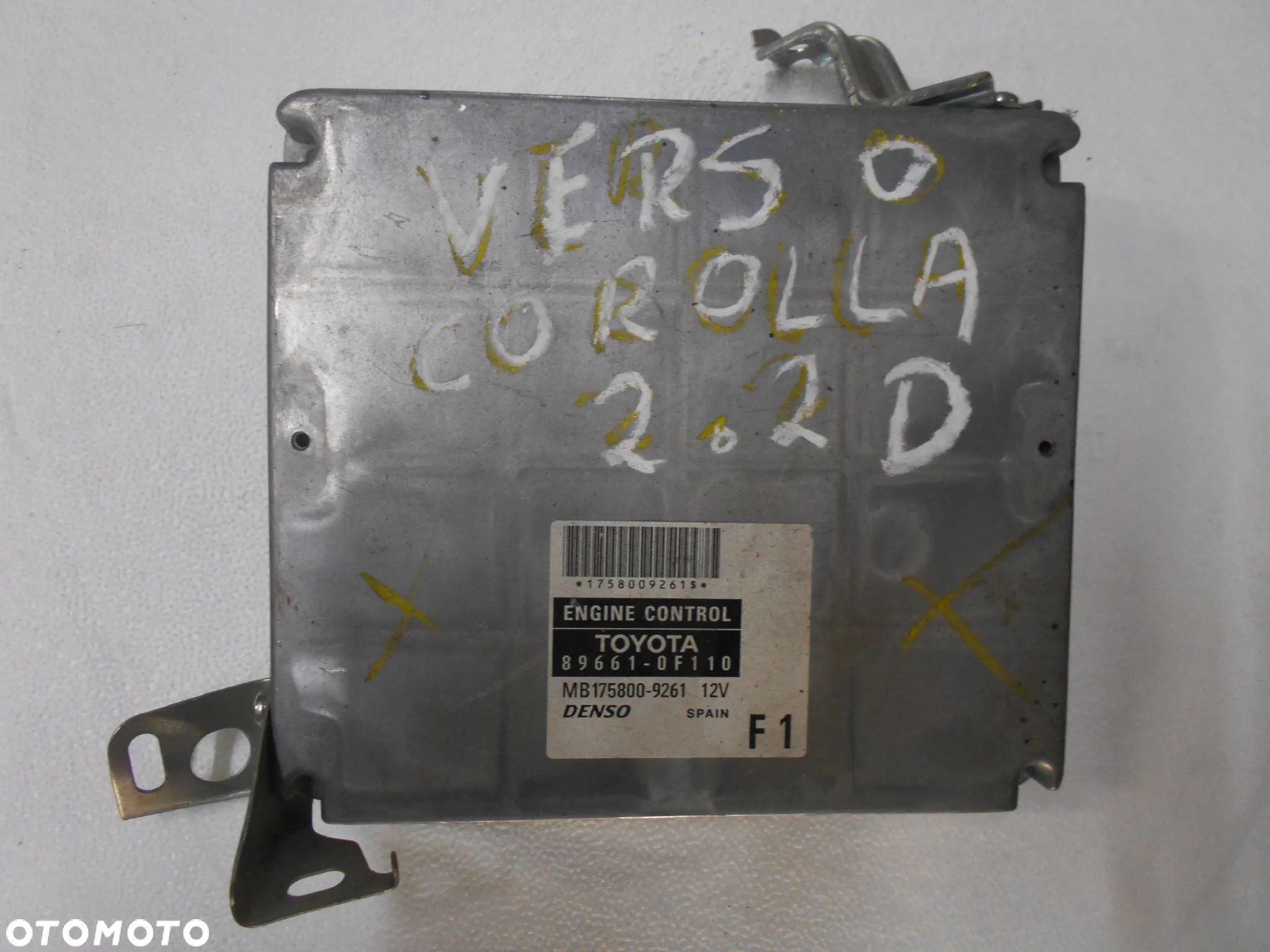 KOMPUTER SILNIKA Toyota Corolla Verso II 2.2D 89661-0F110 - 1
