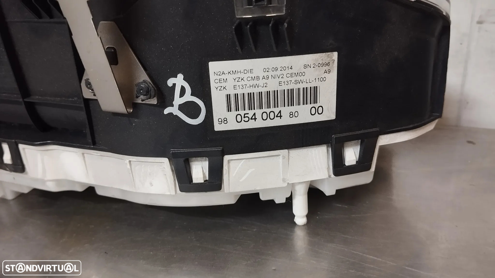 QUADRANTE / PAINEL DE INSTRUMENTOS PEUGEOT 208 HDI REF. 980540048000 9805400480 - 2