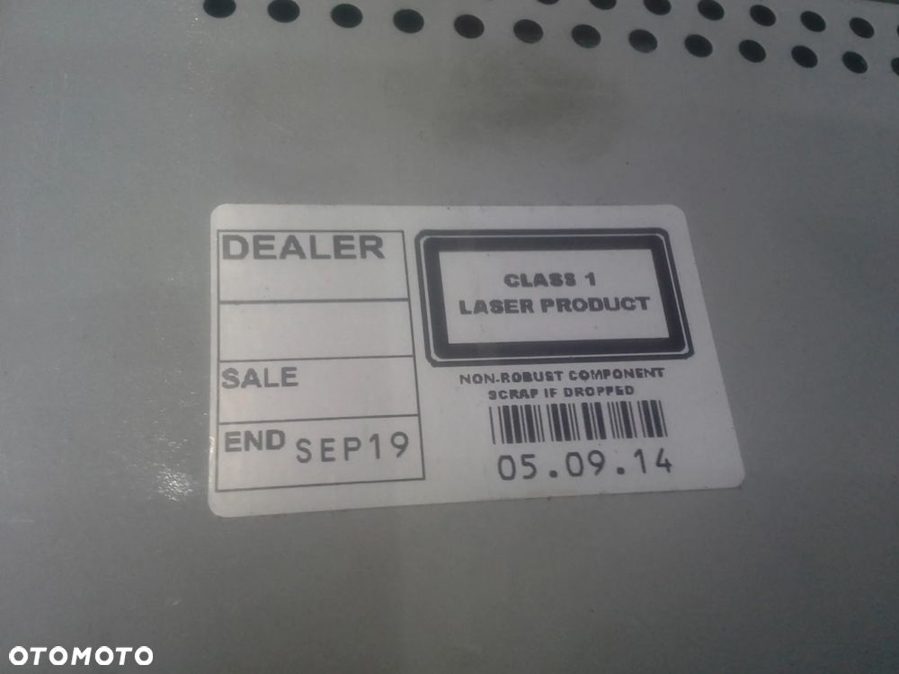 Ford Fiesta MK7 FL radio AM5T-18C815-GN 1DIN panel radia wyświetlacz komplet - 12