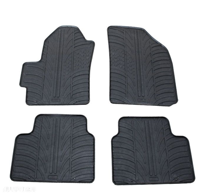 Set covorase auto din cauciuc Daewoo Matiz, Chevrolet Spark 2005-2010, Gledring, 4 buc. - 1