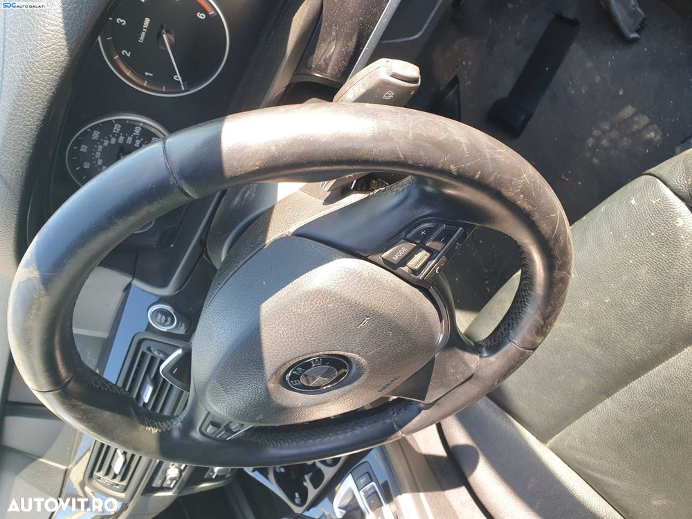 Volan Piele Sport cu Comenzi si Padele FARA Airbag BMW Seria 5 F10 2009 - 2014 [K3911] - 2