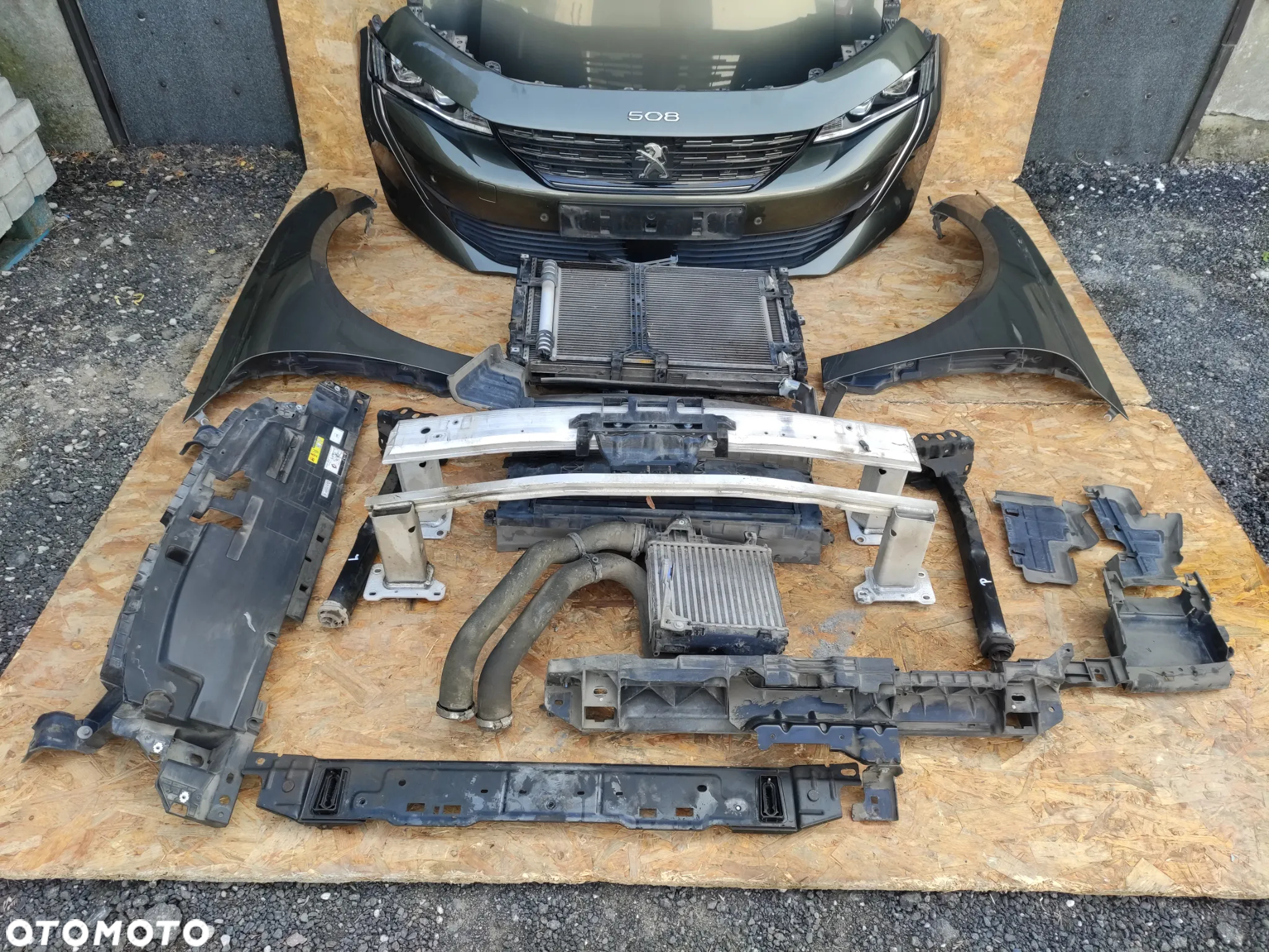 PRZÓD KOMPLETNY MASKA ZDERZAK PEUGEOT 508 II LAKIER KTV - 2