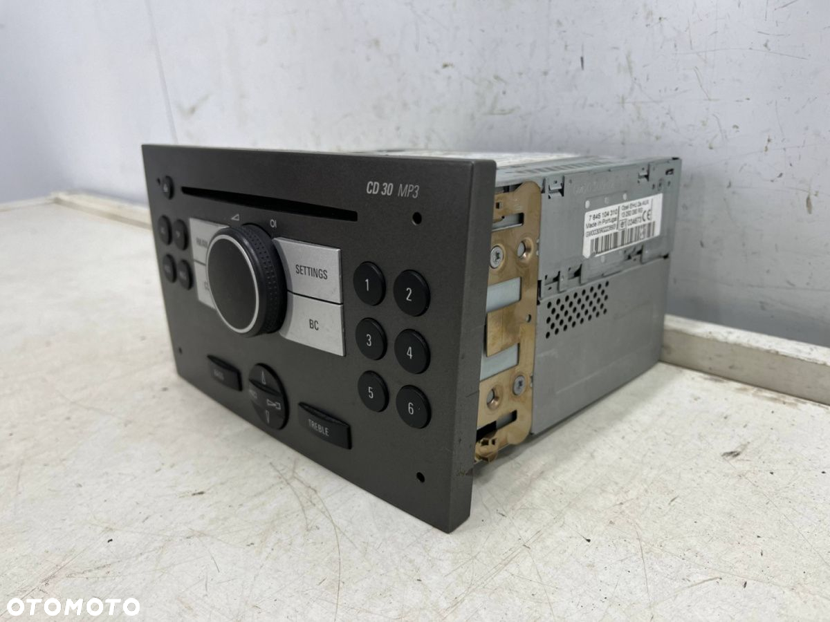 Radio Opel Meriva A Vivaro Vectra C Signum Corsa tuner CD 30 Blaupunkt fabryczny czytnik płyt - 3