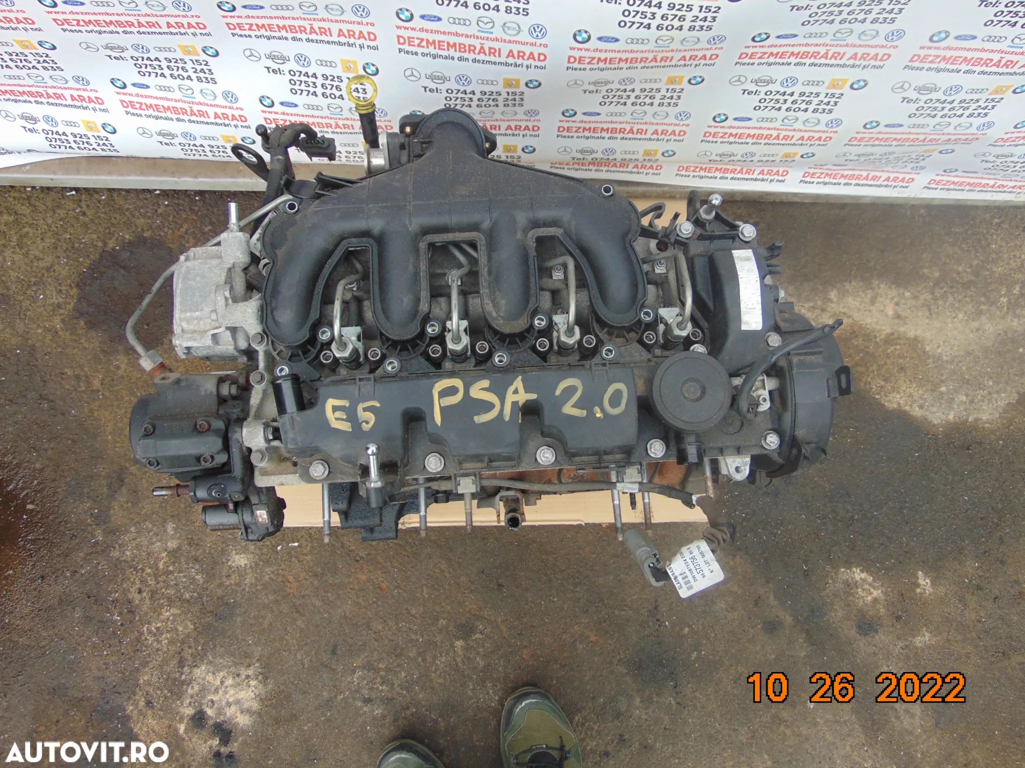 Motor Peugeot 2.0 euro 5 508 3008 5008 Citroen C5 C4 2.0 hdi rh01 Ford Kuga Mondeo mk4 Focus 3 expe - 1