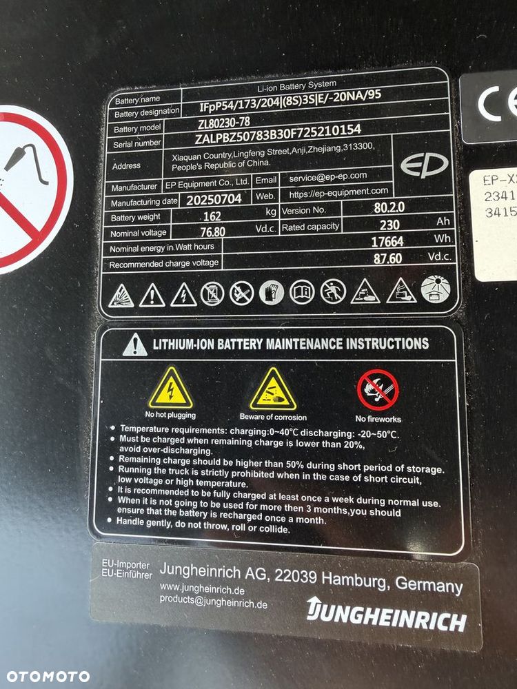 Jungheinrich CBH 2.5 - 4