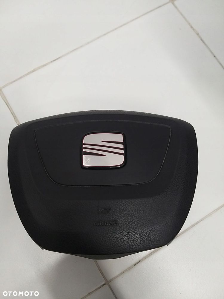 seat leon ii 2 lift 09-12r deska poduszki airbag 2x pasy europa oryginał - 5