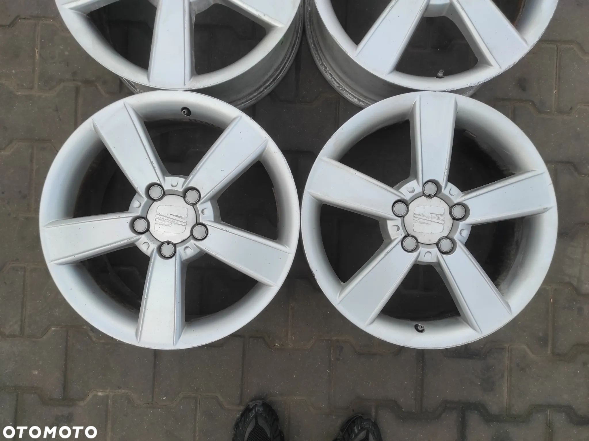 FELGI ALUMNIOWE ALUFELGI KOŁA 5X112 7J x R17 ET54 SEAT LEON 2 ALTEA TOLEDO 3 ALTEA XL FR CUPRA 1P0601025C WYSYŁKA !!!! - 2