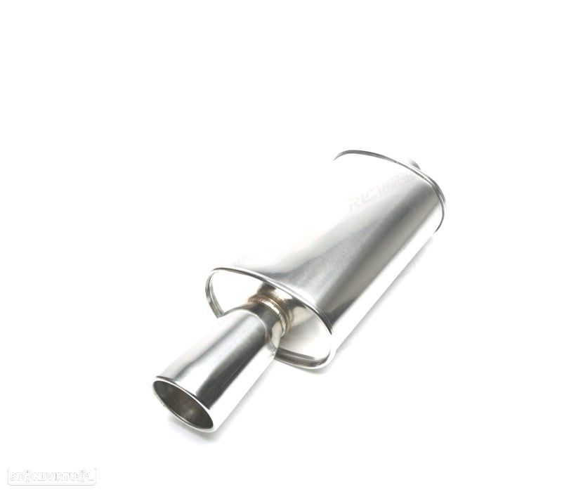 PANELA DE ESCAPE INOX UNIVERSAL SAIDA INCLINADA - 1