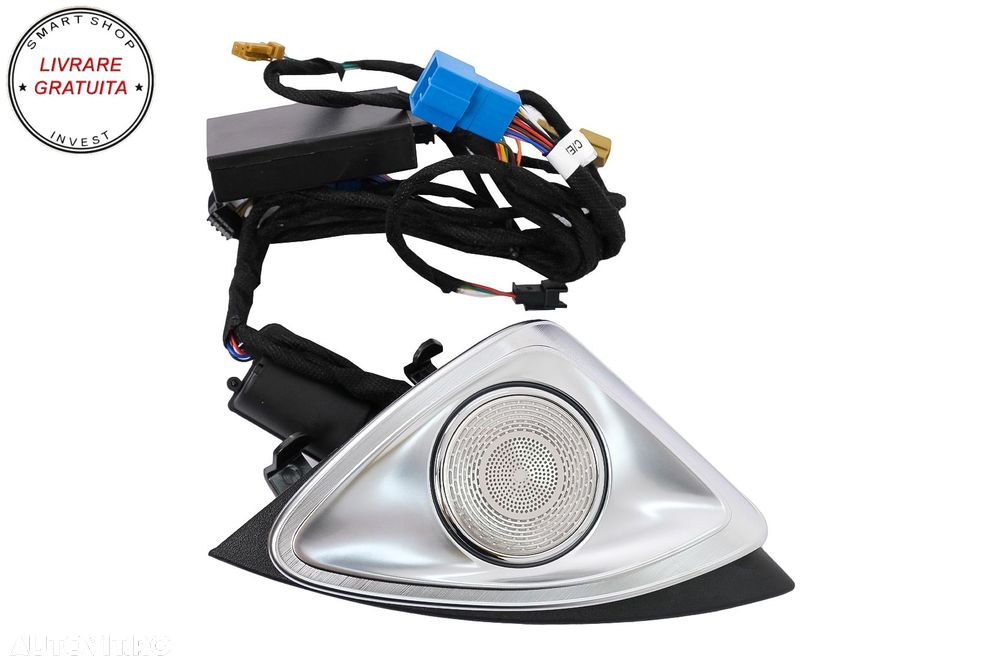 Tweeter LED rotativ 4D cu 3/ 64 culori Mercedes C-Class W205 Facelift (2018-2020)- livrare gratuita - 2
