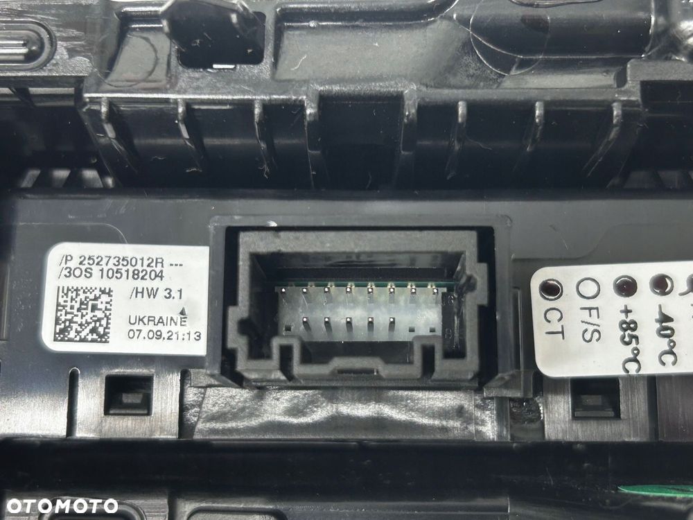 panel sterowania renault megane e-tech 252735012r - 5