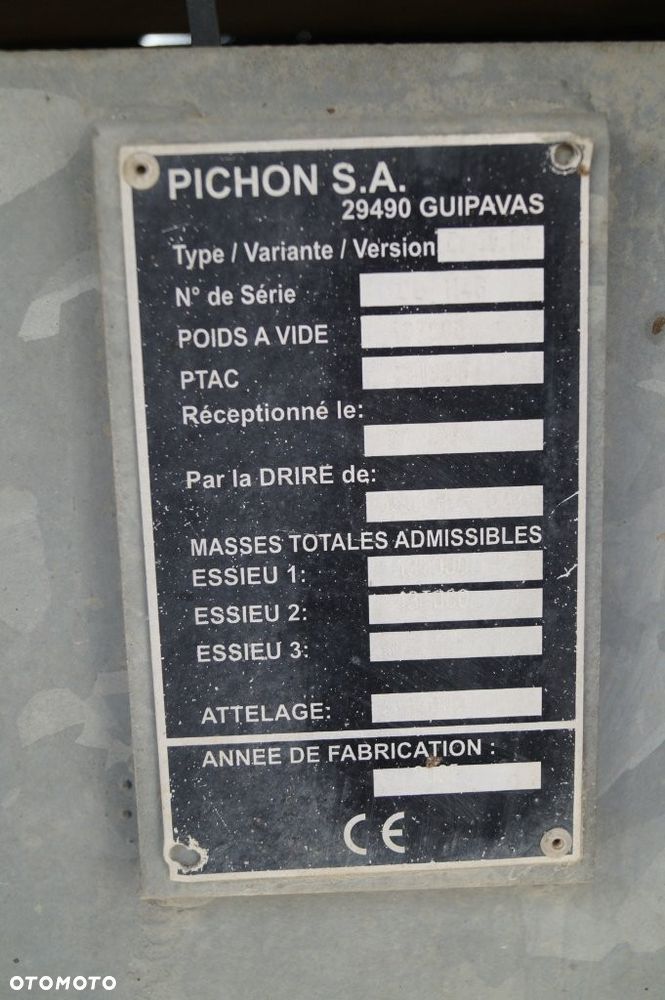 Pichon Wóz Asenizacyjny TCI 20700 z Rampą 15m - 17