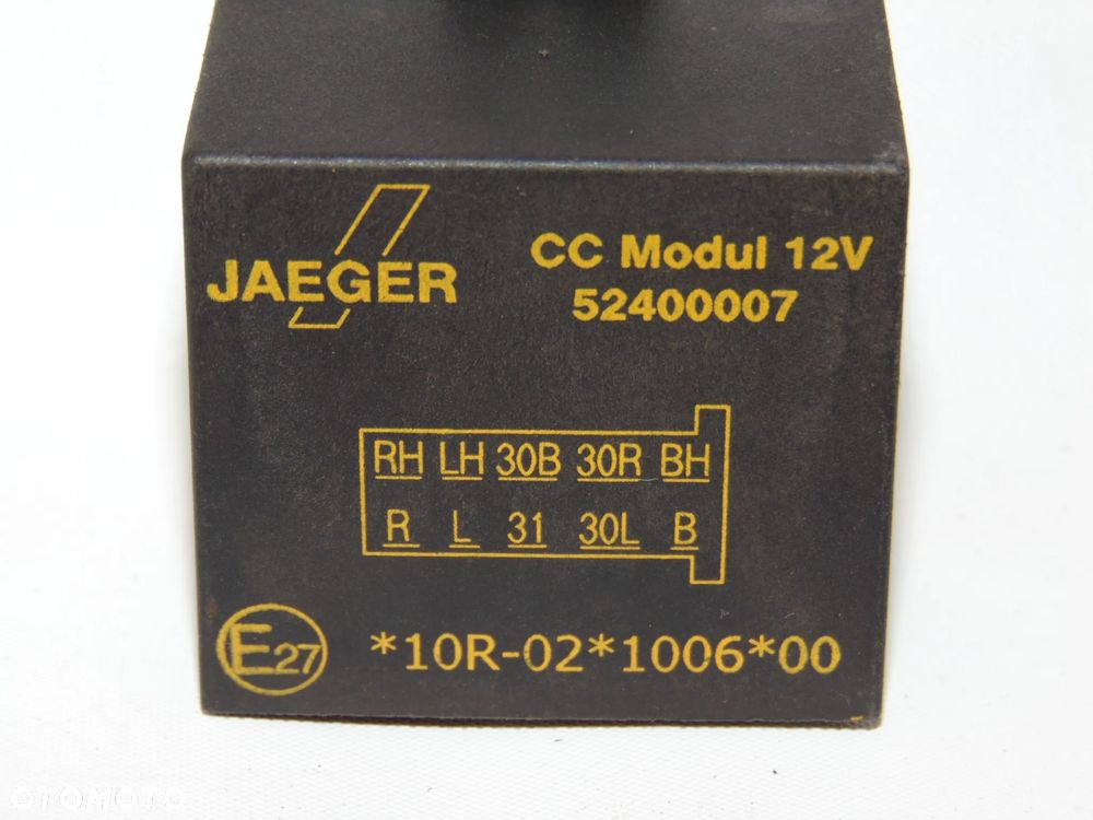 Moduł przekaźnik sterownik świateł Jaeger haka holowniczego przyczepy 52400007 *10R-02*1006*00 VW Volkswagen Skoda Seat Audi Mercedes Volvo Opel Ford Renault - 2