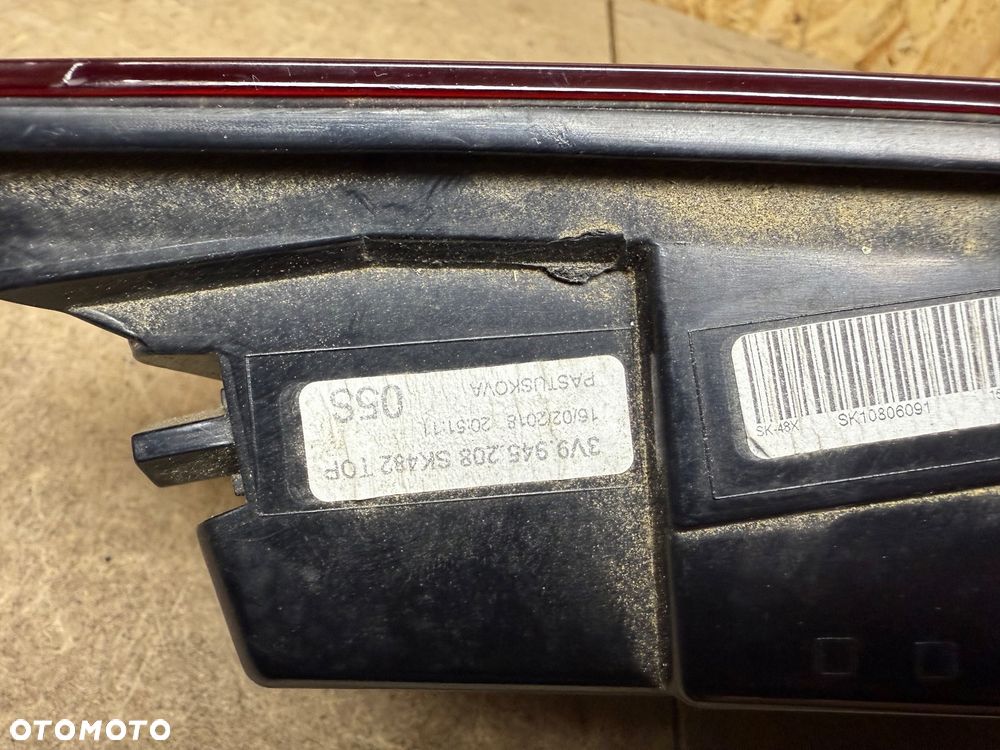 LAMPA TYŁ PRAWA LED SKODA SUPERB III 3V9945208 - 7