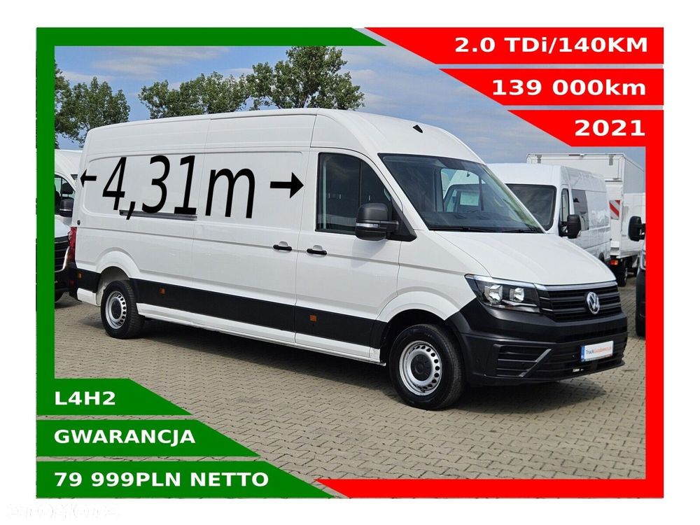 Volkswagen Crafter L4H2 *79999zł NETTO* 2.0TDi/140KM - 1