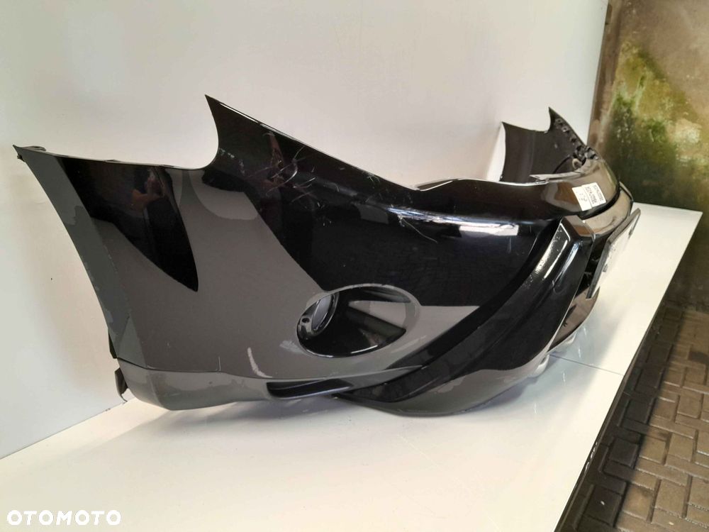 } ZDERZAK PRZÓD PRZEDNI MITSUBISHI OUTLANDER 2 II X19 CZARNY HALOGENY - 3