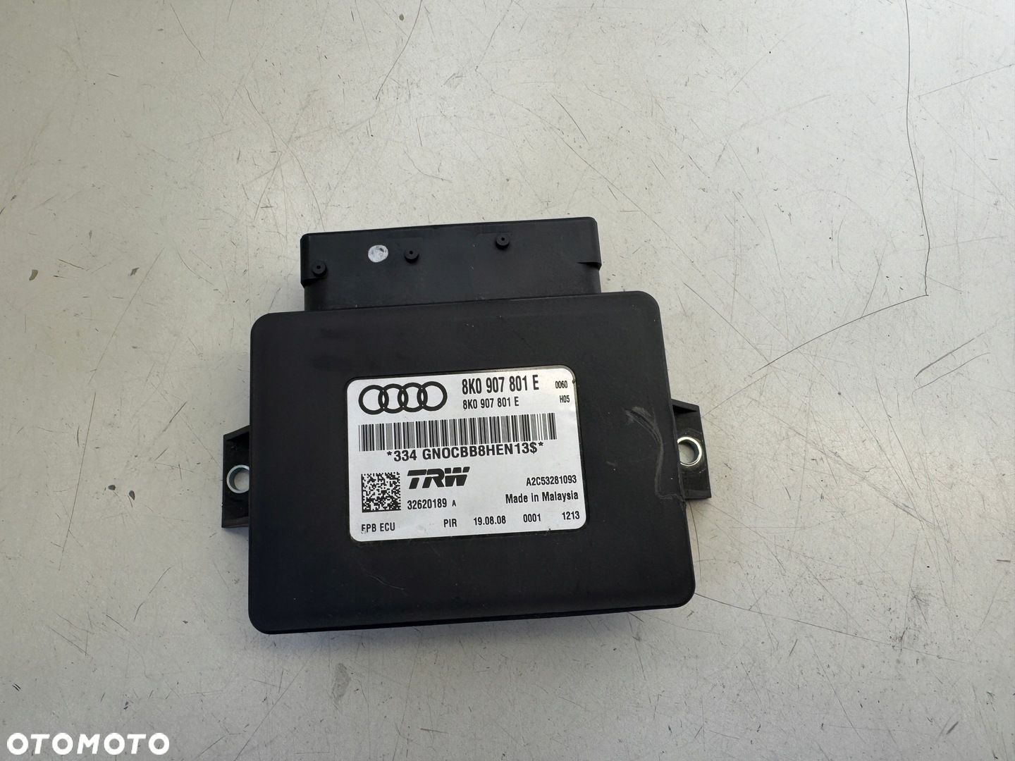 AUDI A4 B8 MODUŁ STEROWNIK HAMULCA RĘCZNEGO 8K0907801E - 1