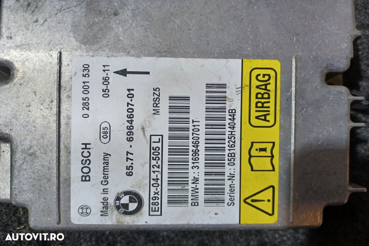 Calculator airbag 0285001530 6964607 BMW Seria 3 E90 [2004 - 2010] Se - 4