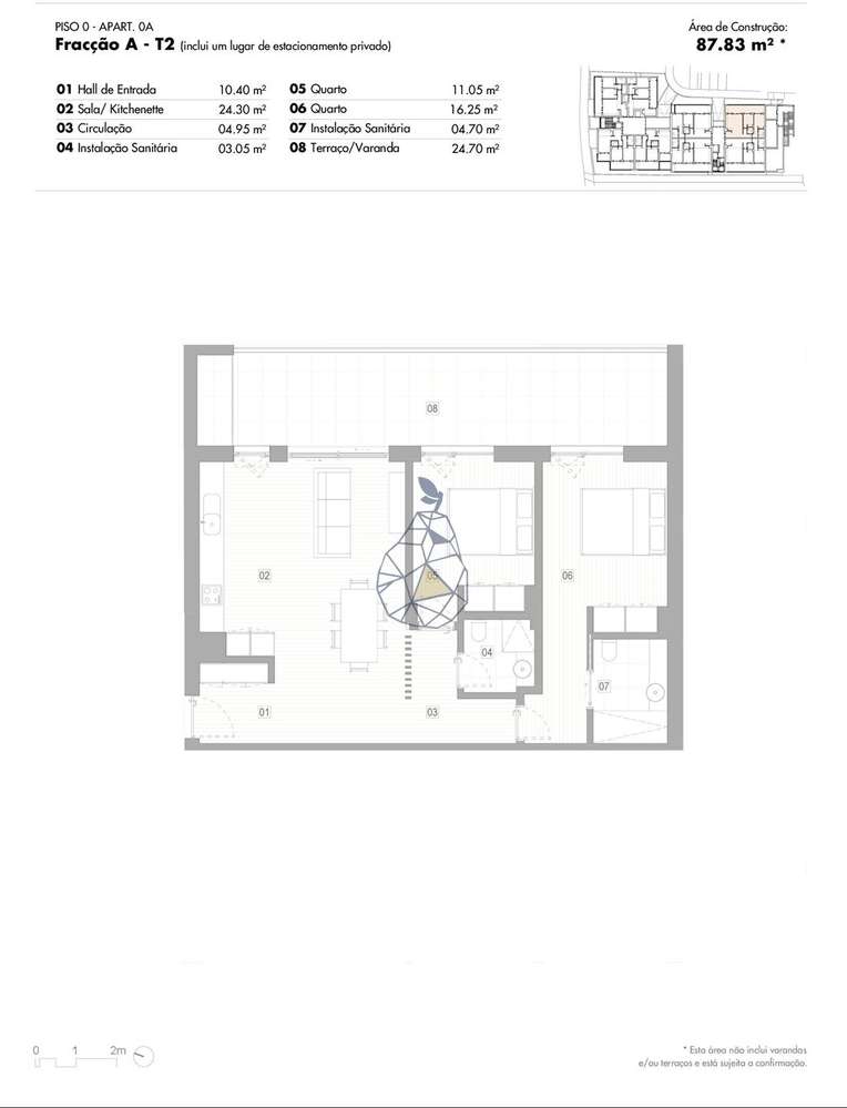 Apartamento T2 em construção com piscina e garagem - Lagos - Grande imagem: 4/27