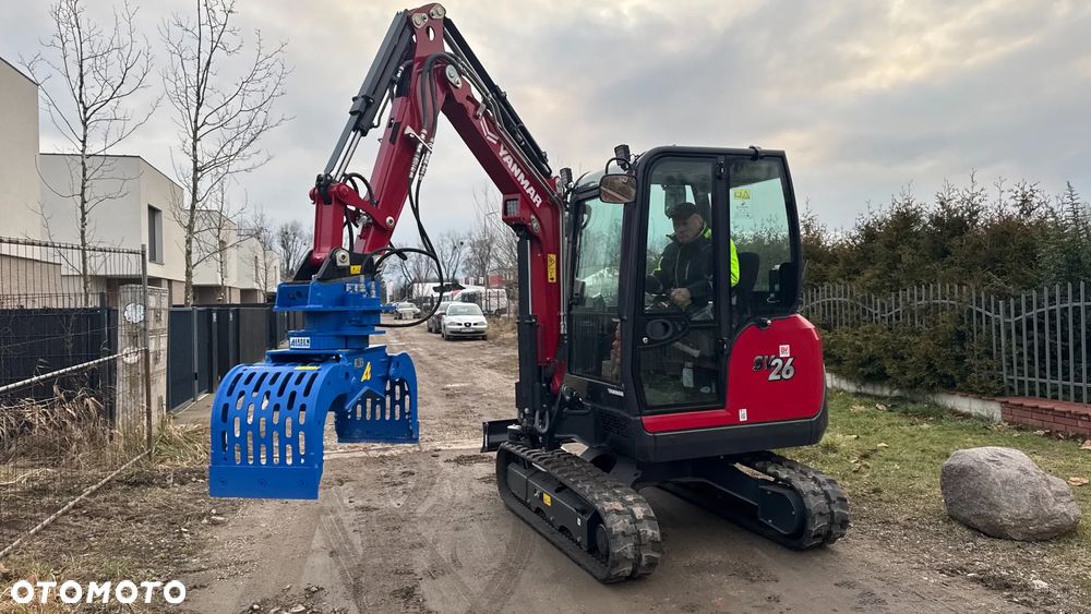 Chwytak sortujący obrotowy do koparki YANMAR Vio38; Vio57; Hidromek 102 - 2