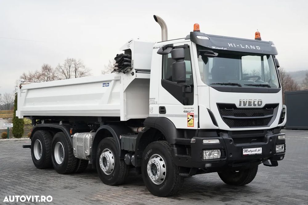 Iveco TRAKKER 450 / 8x4 / BASCULATOR / HYDRODOXY / BORDMATIC / EURO 6 / - 16