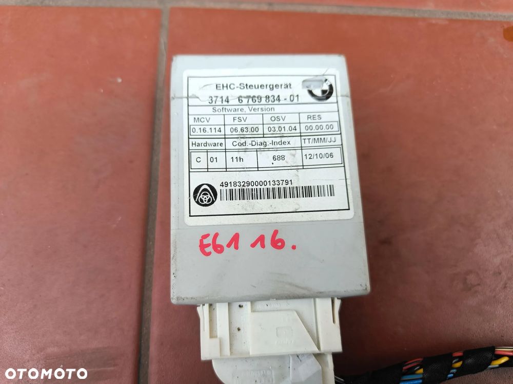 BMW E60 E61 MODUŁ STEROWNIK ZAWIESZENIA NIVO EHC SPRAWNY 6769834 - 2