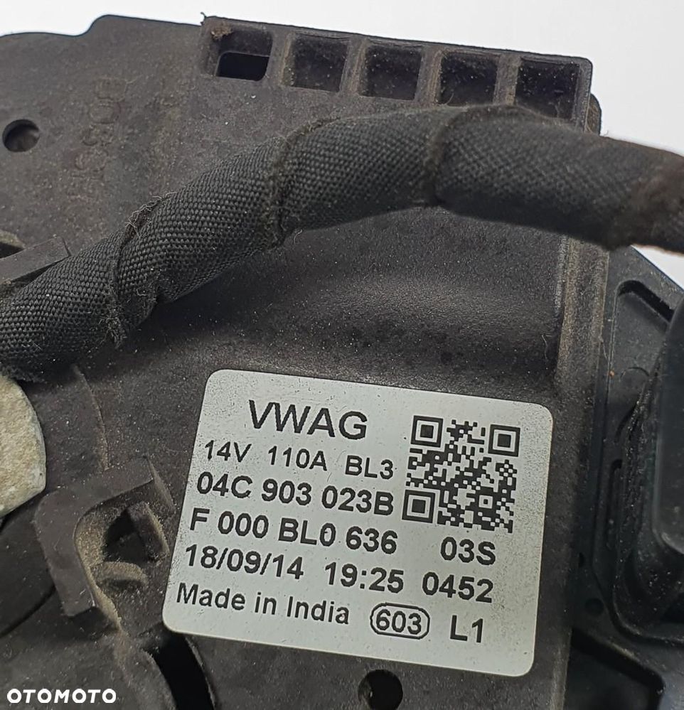 ALTERNATOR VW UP 1.0 MPI 04C903023B - 5
