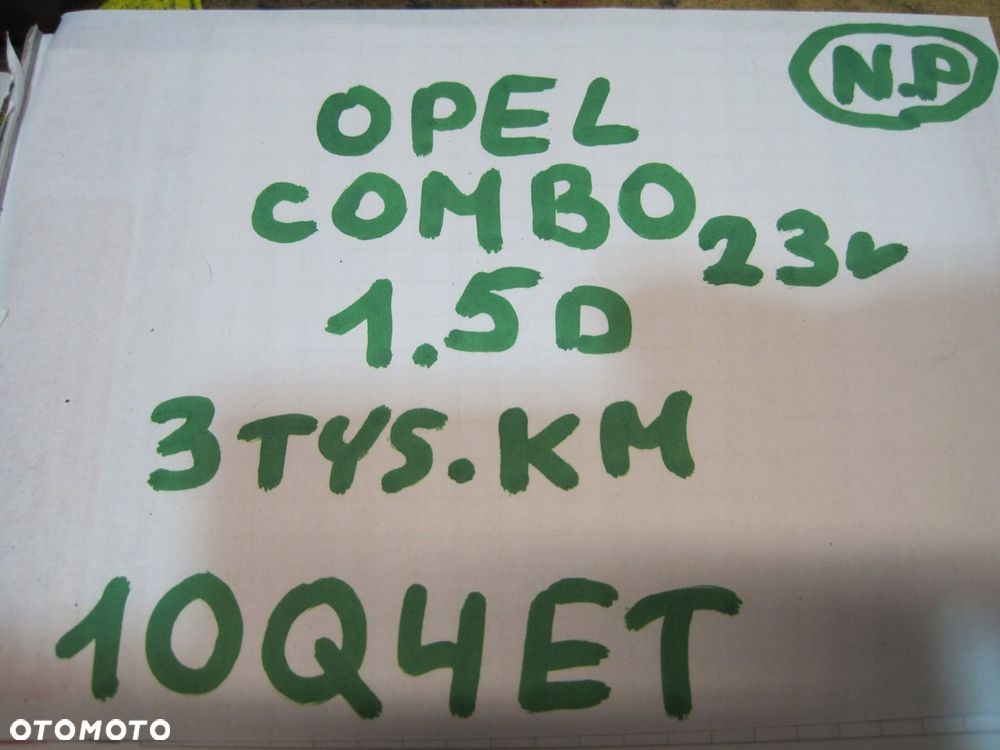 Silnik motor KOMPLETNY OPEL COMBO 1,5D 10Q4ET 3TYŚ KM 23R - 6
