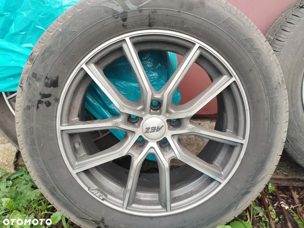 Felgi Aluminiowe AEZ Raise 17" 5x112  + Opony Zimowe 225/60R17 Stan DB - 3