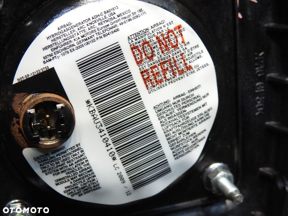 PODUSZKA AIRBAG KIEROWCY KIA CEED I LIFT - 5