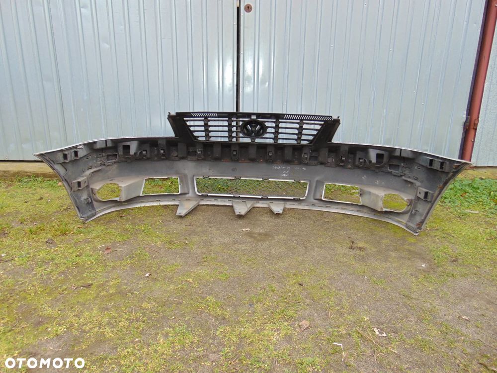 Zderzak przedni przód LA7W srebrny VW Volkswagen Sharan I FL lift 04-10r - 14
