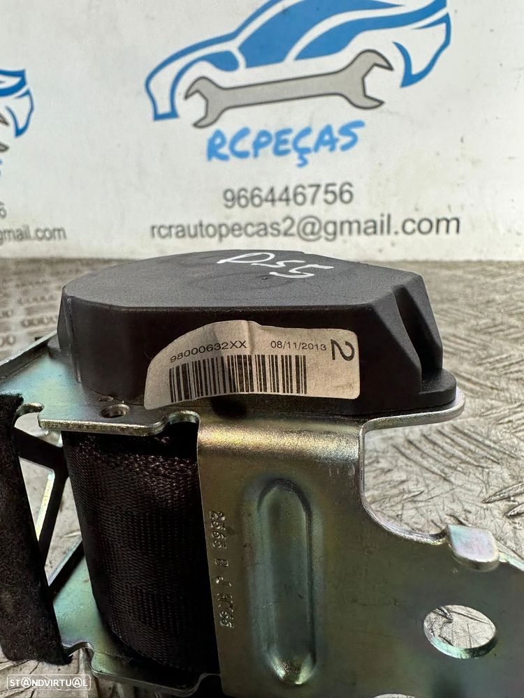 .Conjunto Cintos Segurança Frente Frontais Tras Traseiros Originais PSA Citroen DS DS5 2011 - 2018 - 24